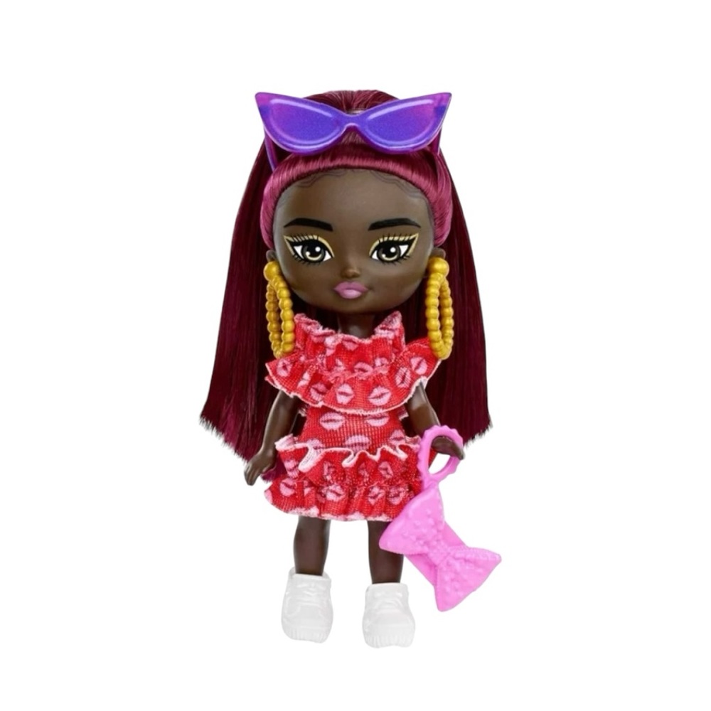 Barbie Extra Mini Minis Doll toy with Burgundy Hair